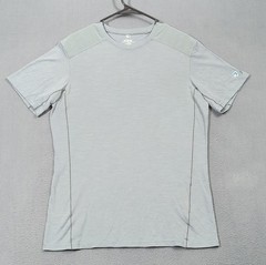 Kuhl T-Shirt Men’s L Gray Short Sleeve Merino Wool Blend Performance Outdoor