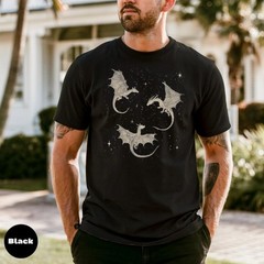 Comfort Dragon Graphic Tee Soft Cotton Mythical Creature