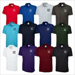 UNEEK Personalised Custom Embroidered Active Pique Polo Shirt Work Unisex T Top