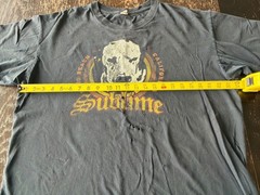 Vintage Sublime Band Tee Shirt XL Black Distressed Lou Dog 2006 Concert Tour