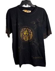 Shirt Men’s L Texturas Colombia Tee Aztec Indigenous Art Bohemian