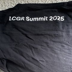 eBay LCGR Summit 2025 Black Cotton Logo Unisex T-Shirt Size M