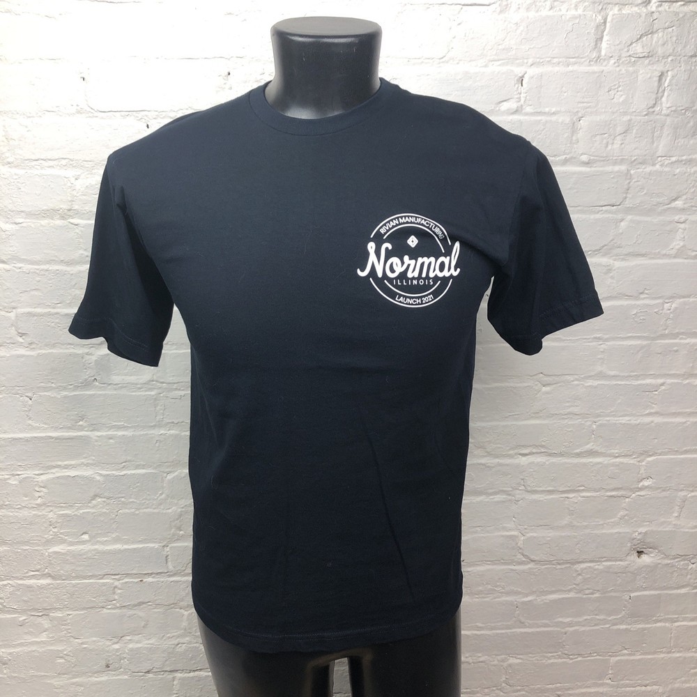 SIZE M RIVIAN Launch 2021 Normal IL Blue Unisex T-shirt Keep World Adventurous