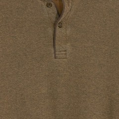 LL Bean Wool Blend Henley Thermal Shirt Mens Medium – Long Sleeve Dark Brown