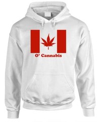 O’CANNABIS – Canada Marijuana Drugs Weed – Fleece Pullover Hoodie