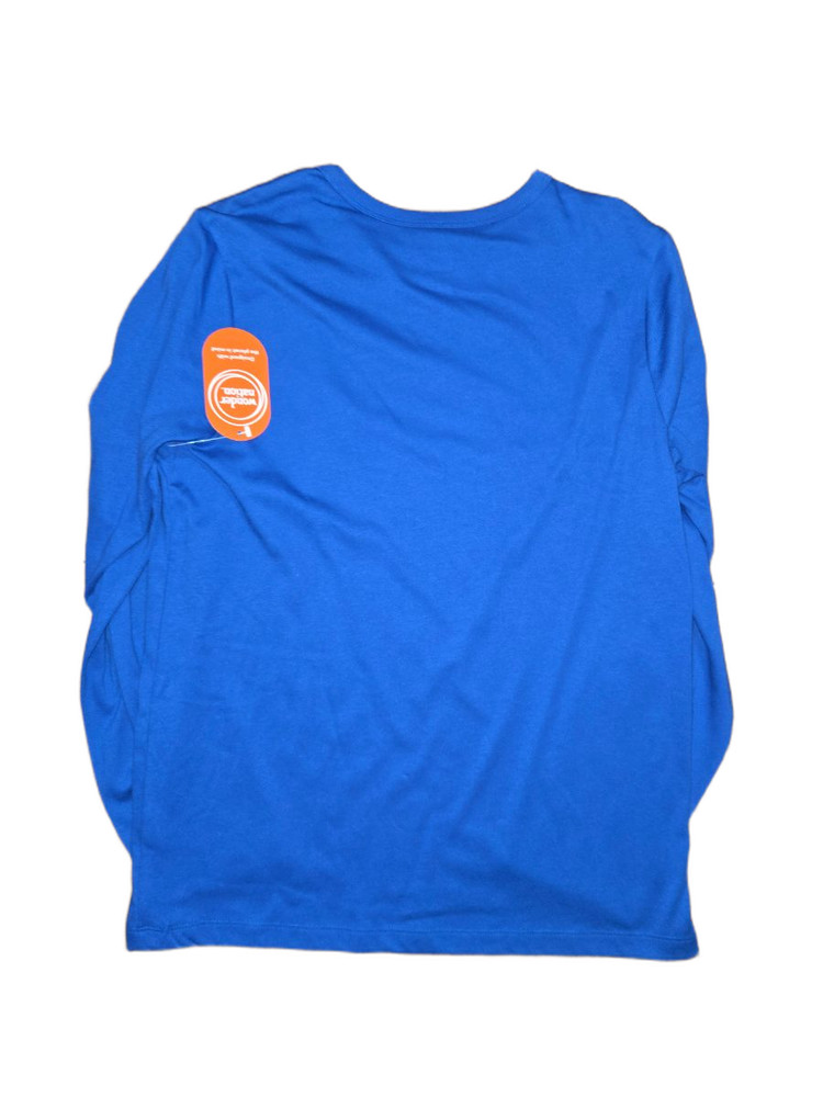 Royal Blue Long Sleeve Kid Tough Tee XXL