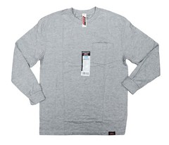 Dickies Longer Length Cool & Dry Long Sleeve Chest Pocket Men’s T-Shirt NWT