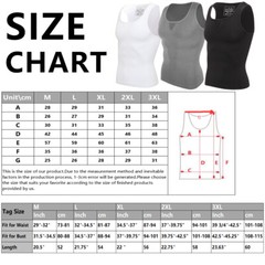 Men Compression Shirts Abdomen Gynecomastia Slimming Body Shaper Vest Tank Tops