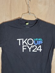 Econscious Men’s S Black TKO Level Up FY24 Graphic Tee Organic Cotton
