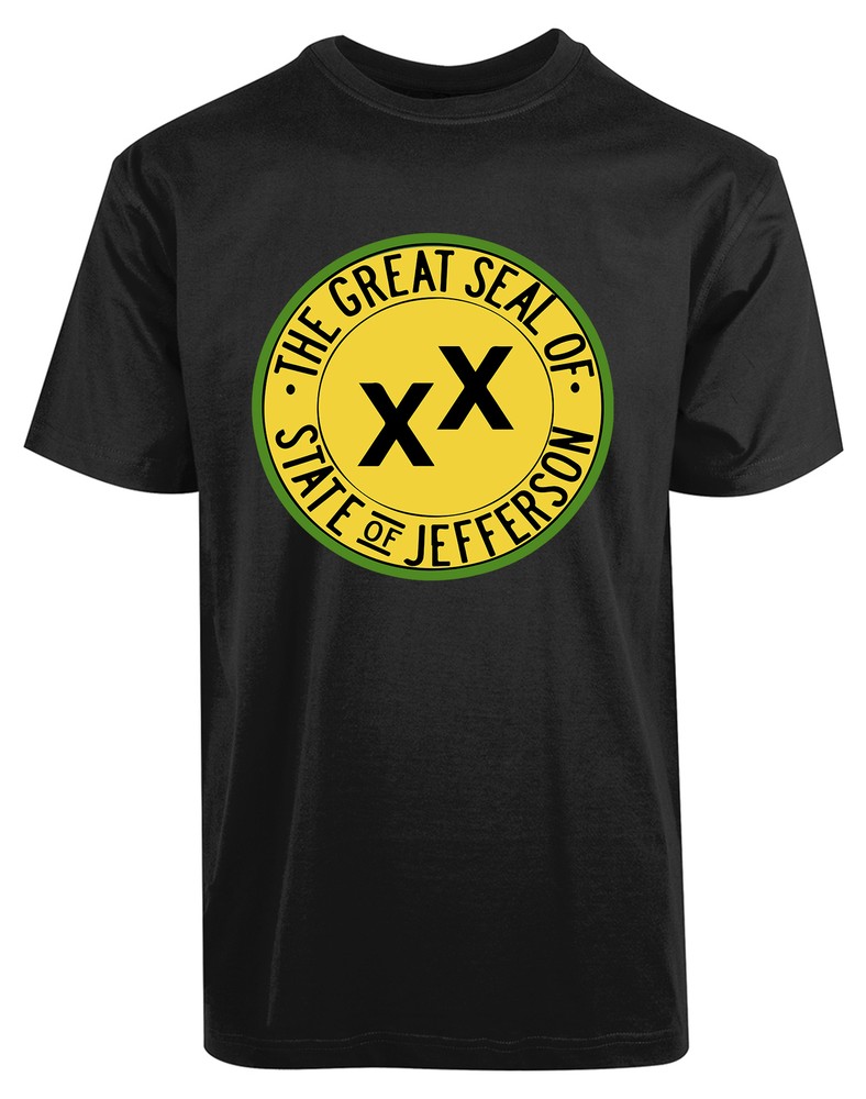 The Great Seal of State of Jefferson American New Men’s Shirt Cool Stylish tees