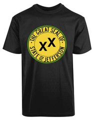 The Great Seal of State of Jefferson American New Men’s Shirt Cool Stylish tees
