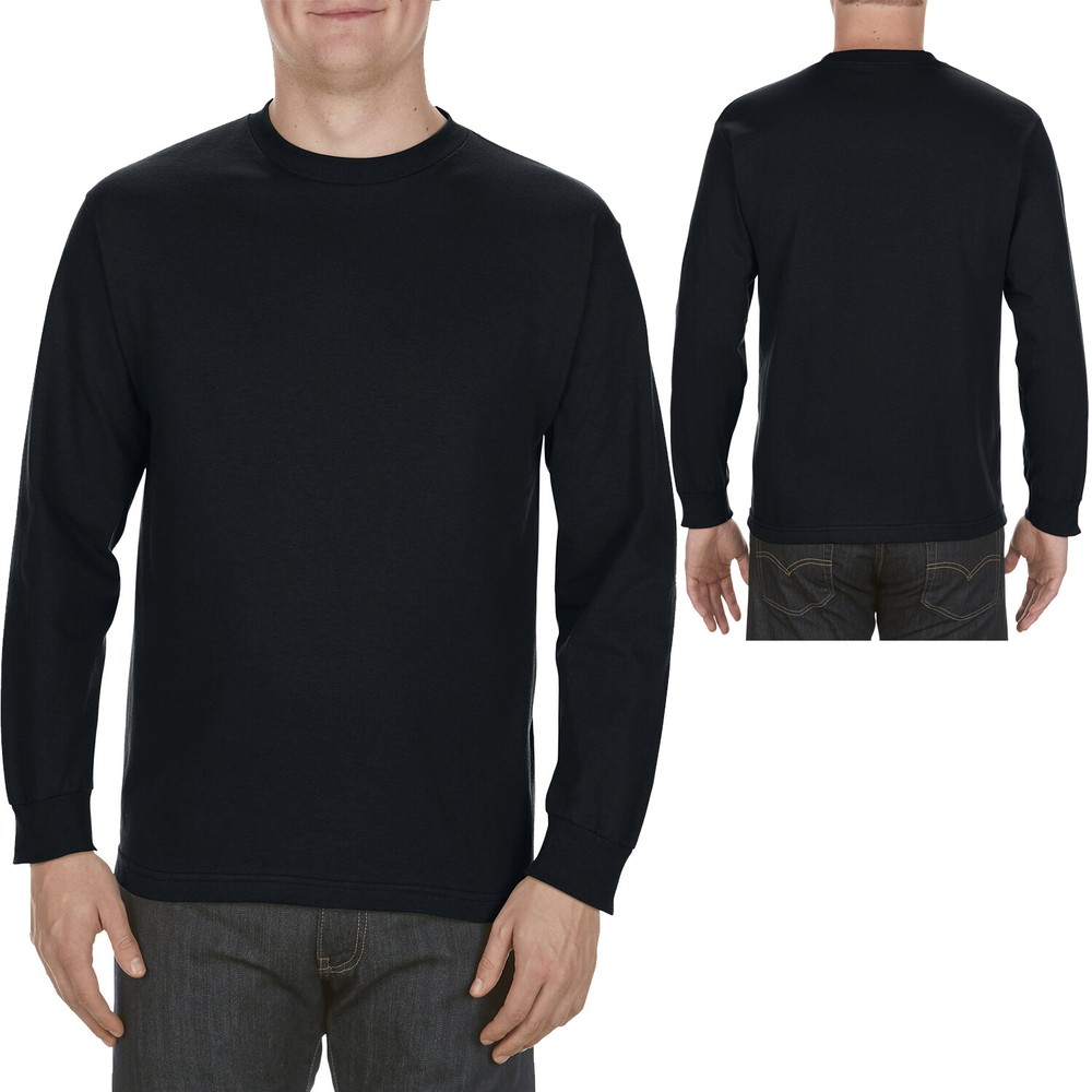 Mens American Apparel 100% Preshrunk Cotton Long Sleeve T-Shirt Tee S-3XL NEW!