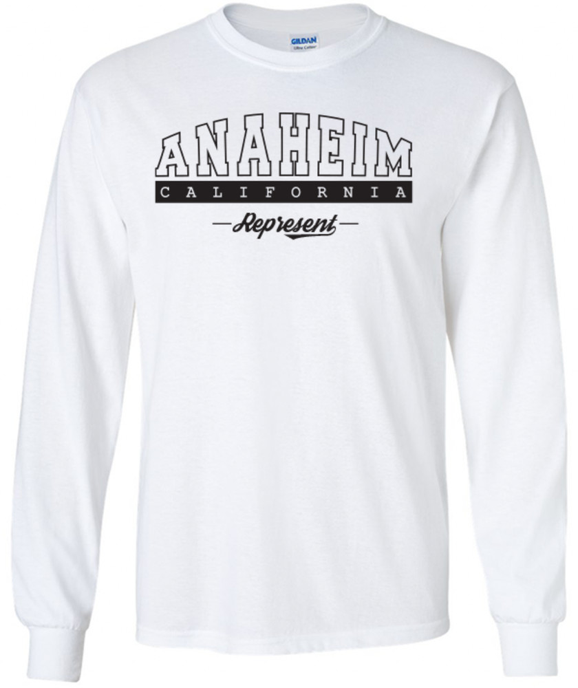 Anaheim California State T-Shirt Long Sleeve Graphic Tees Unisex apparel Design