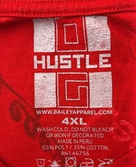 Michael Jordan Kobe Bryant LeBron James OG Hustle Red T-shirt Basketball 4XL