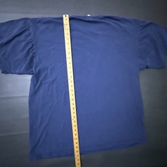 Vintage T Shirt Mens 3XL Blue Y2k Streetwear Skater Big Graphic Cotton 2000s