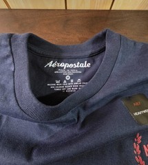 Aeropostale Men’s Graphic T-Shirt Blue Short Sleeve Size Medium