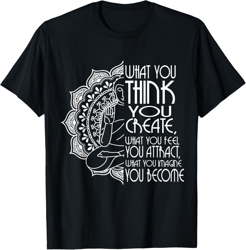 Law of Attraction Spiritual Buddha Meditation Gifts Men Yoga Gift Unisex T-Shirt