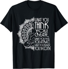 Law of Attraction Spiritual Buddha Meditation Gifts Men Yoga Gift Unisex T-Shirt