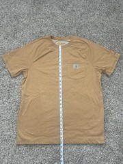 Carhartt Force Relaxed Fit Red Pocket Tee Crew Neck Short Sleeve Men’s S