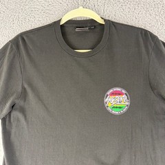 Sublime Band Tee Men Medium Black Rasta Logo Graphic T-Shirt 2019 Official Merch