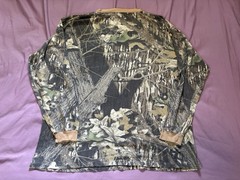 Vintage Mossy Oak Camo Long Sleeve Shirt Mens XL 90s USA Pocket Break Up