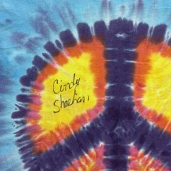 SunDog Tie Dye Peace Sign T-Shirt L Signed Cindy Sheehan Anti-War Made in USA