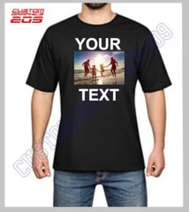 CUSTOM PICTURE T-SHIRT YOUR PICTURE IMAGE PHOTO COLOR DESIGN FRONT OR BACK