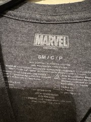 Marvel Comics Superhero Graphic T-Shirt Adult Small Gray Avengers Tee