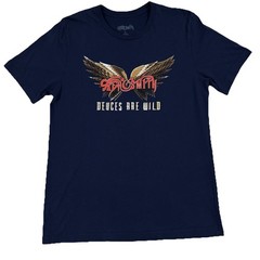 Aerosmith Deuces Are Wild Tour T Shirt 2019 East Coast Run Concert Adult Large L
