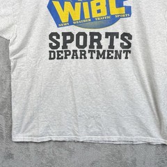 WIBC Radio 1070 AM Q95 Dave The King Wilson T-Shirt Mens XXL Gray Sports Talk