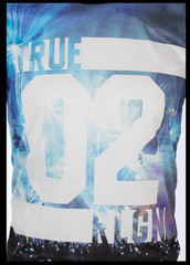 $79 TRUE RELIGION Black CONCERT SUBLIMATION Short Sleeve Graphic T-shirt NWT