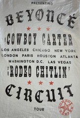 Beyonce Most Wanted Tee S White Cowboy Carter Tour 2025 Merch NEW *spot