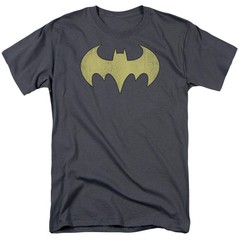 DC Batgirl Logo Distressed Licensed Adult Unisex T-Shirt Regular Fit Tee SM-3X