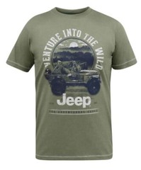 D555 Duke Large Big Mens Official Jeep Printed T-Shirt (601331)