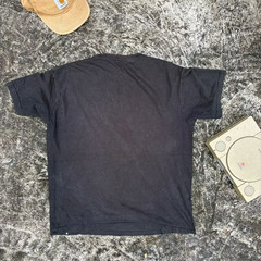 Vintage Hurley Surf Skate T-Shirt Black Blue Logo Graphic Men’s Size L Chest 44