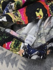 Vintage Michiko Koshino Pop Art Portrait All Over Print Long Sleeve Shirt Mens M