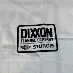 Dixxon Flannel Company Sturgis Badge Mens Sz L T-Shirt Black White