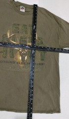 Eat Sleep Hunt Short Sleeve Green Tshirt Hunting Deer Nature Adult Size XL