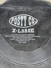 Post Malone Knight Tour Tee XL Charcoal Big Ass Stadium Tour NEW *spots