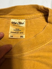 Shaka Wear Super MAX Heavy GOLD Men’s XL EMBROIDERED T-Shirt.