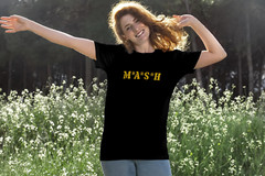 MASH Black T-Shirt Size S-5XL