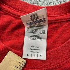 Gildan Georgia Bulldogs UGA T-Shirt Mens Large Red Anybody Anywhere Anytime Tee