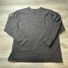 Carhartt Long Sleeve T-Shirt Mens L Black Loose Fit Graphic Logo TK0231-M K231