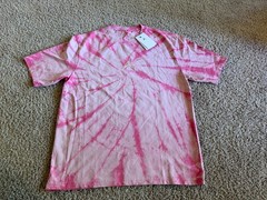 Nike Air Jordan 23 pink flamingo white JUMPMAN tie dye t shirt vintage retro 2XL