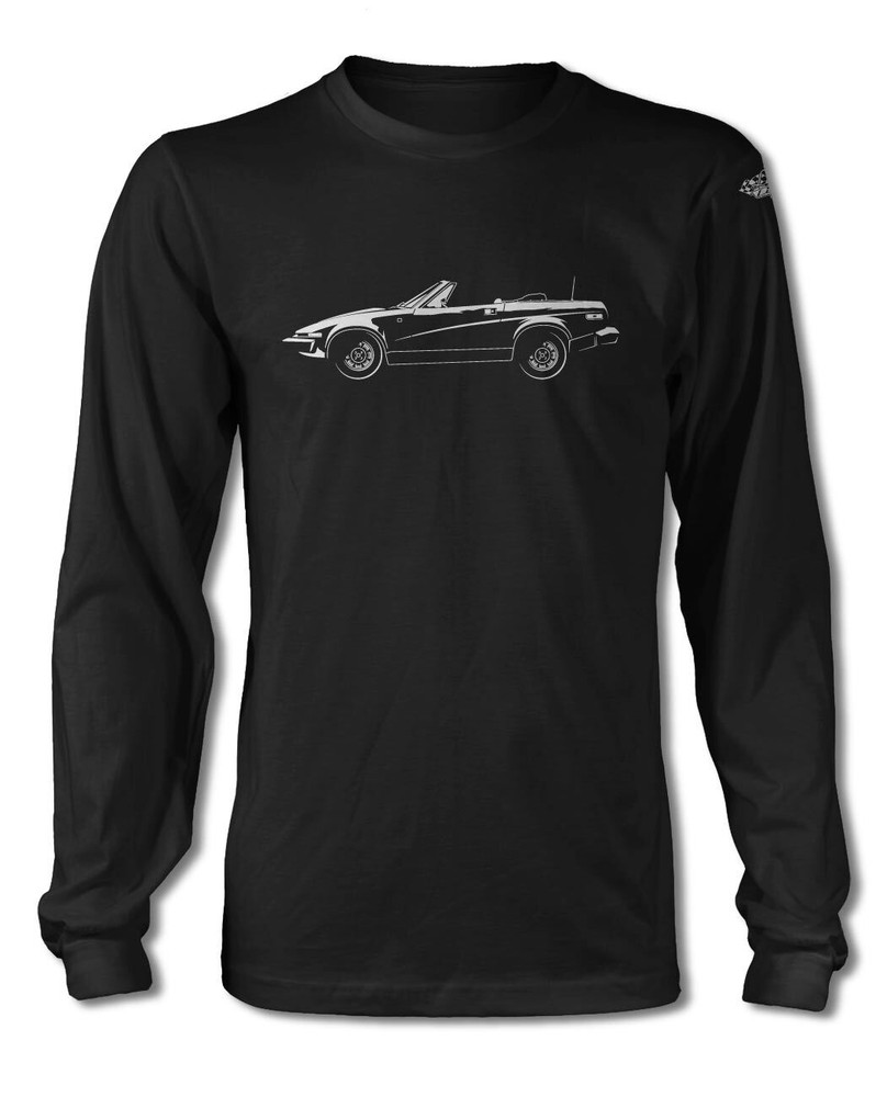 Triumph TR7 Convertible T-Shirt – Long Sleeves – Side View