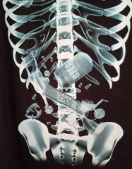 Delta Pro Weight X-RAY T-SHIRT Adult 3XL, Black