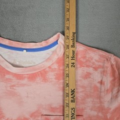 CHUBBIES The Utah Weekends Only T-Shirt Mens XL Pink Tie Dye Pocket Logo