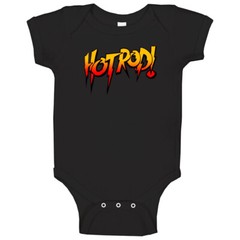 Hot Rod Rowdy Roddy Piper Retro Wrestling Baby One Piece