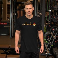 THE BIRDCAGE Robin Williams Movie Black Tee Short-Sleeve Unisex T-Shirt