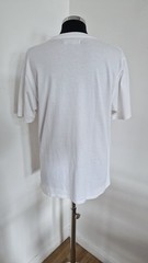 Seasalt Cornwall White Graphic T-Shirt Size M Organic Cotton Abstract Print Tee